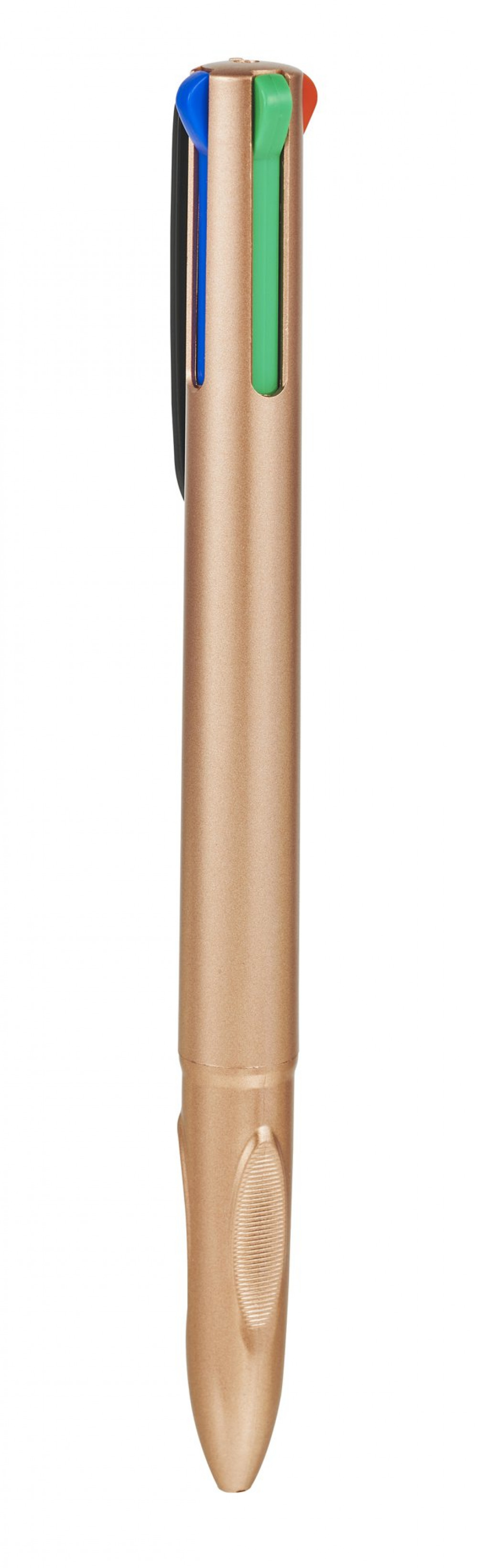 ZEBRA ROSE GOLD 4 COLOUR PEN PK10