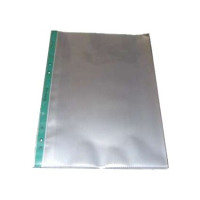 Plastic Pockets GL Poly Pro, A4 80m green strip