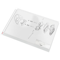 Esselte Clear A3 Plastic Pocket Landscape (Pack of 10) 47182