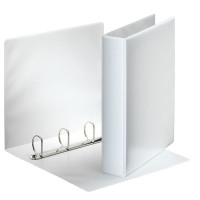 Esselte A4 White 40mm 4 D-Ring Presentation Binder 49704
