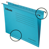 Esselte Classic Foolscap Blue Suspension File Pack of 25 90334