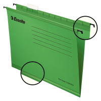 Esselte Classic Foolscap Suspension File Green Pack of 25 90337