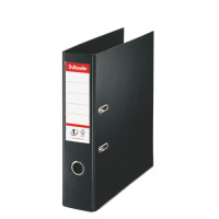 Esselte A4 Polypropylene 75mm Black Lever Arch File (Pack of 10) 48067