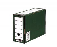 Bankers Box by Fellowes Premium Transfer File Green and White Ref 00060-FFSP1 [Pack 10]