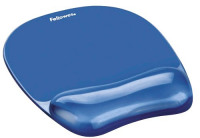 Fellowes Crystal Gel Mouse Pad Blue 9114106