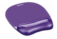 Fellowes Crystal Gel Mouse Pad Purple 9144103