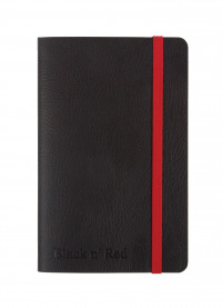 Black n Red A6 Black Soft Cover Notebook 400051205