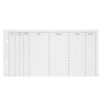 Guildhall Refill for Loose-leaf Visitors Book 50 Sheets A4 Ref T40/RZ