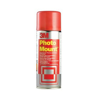 3M PhotoMount Adhesive Spray Can CFC-Free Non-Yellowing 200ml Ref HPMOUNT