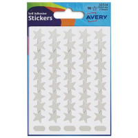 Avery Packet of Silver Star Labels Ref 32-514 [90 Labels]