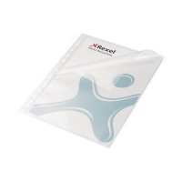 Rexel Anti Slip Pockets Multipunched Polypropylene A4 Clear Ref 2102383 [Pack 10]