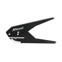 Rexel S120 Punch for Single 6mm Hole Metal Capacity 20x 80gsm Black Ref 201-20041