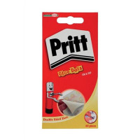 Pritt Glue Dots Acid-free on Backing Paper Repositionable 64 per Wallet Ref 1444965 [Pack 12]