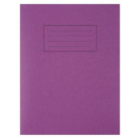 Silvine Exercise Book Ruled and Margin 80 Pages 229x178mm Purple Ref EX100 [Pack 10]