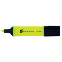 5 Star Office Highlighter Chisel Tip 1-5mm Line Yellow [Pack 12]