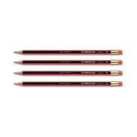 Staedtler 110 Tradition Pencil Cedar Wood with Eraser HB Ref 112HBRT [Pack 12]