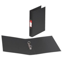 5 Star Office Ring Binder 2 O-Ring Size 25mm Polypropylene A4 Black [Pack 10]