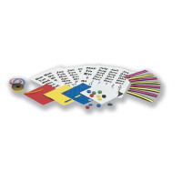 5 Star Office Magnetic Planning Kit with Name Holders Month and Day Symbols