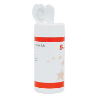 5 Star Office Drywipe Wipes Wet [Pack 100]
