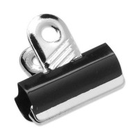 5 Star Office Grip Clips Metal Width 20mm Black [Pack 100]