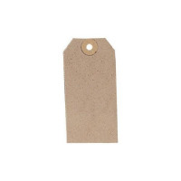 Tag Label Unstrung 96x48mm Buff [Pack 1000]
