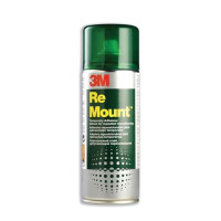 3M ReMount Adhesive Repositionable Spray Can CFC-Free 400ml Ref GS200018983