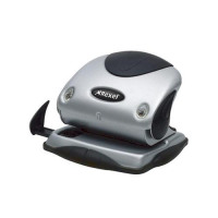 Rexel P215 Punch 2-Hole with Nameplate Capacity 15x 80gsm Silver and Black Ref 2100738
