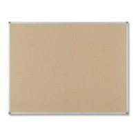 Nobo Classic Noticeboard Cork with Fixings and Aluminium Trim W900xH600mm Ref 30530320