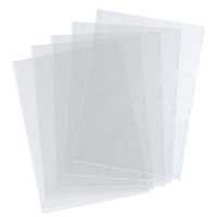 5 Star Value Folders Cut Flush 80 Micron A4 Clear [Pack 100]