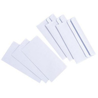 5 Star Value Envelope Press Seal Wallet 80gsm DL White [Pack 1000]