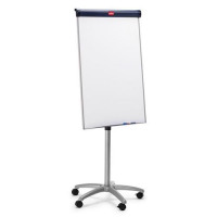 Nobo Barracuda Easel Whiteboard Mobile Magnetic Height-adjustable 5 Castors W700xH1000mm Ref 1902386