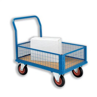 5 Star Facilities Platform Truck Mesh Panel Blue