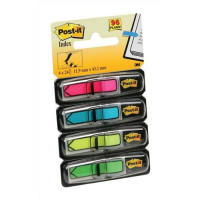 Post-it Index Arrows Repositionable W12xH43mm 4 Bright Colours Ref 684ARR4 [Pack 96]