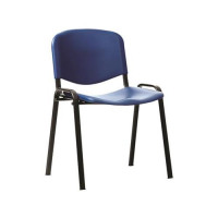 Trexus Stacking Chair Polypropene with Seat W460xD390xH430mm Blue
