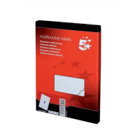 5 Star Office Multipurpose Labels Laser 1 per Sheet 297x210mm White [100 Labels]
