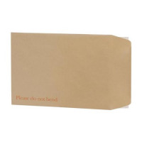 5 Star Office Envelopes Recycled Board-backed Hot Melt Peel and Seal 120gsm Manilla 444x368mm [Pack 50]