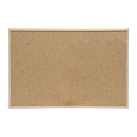 5 Star Eco Noticeboard Cork with Pine Frame W900xH600mm