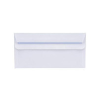 5 Star Office Envelopes Wallet Self Seal 80gsm White DL Retail Pack [Pack 50]