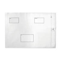 5 Star Elite Envelopes Extra Strong Waterproof Polythene Peel & Seal Opaque 335x435mm [Pack 100]