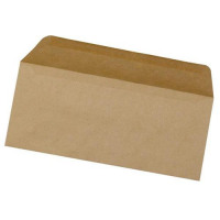 5 Star Office Envelopes Recycled Lightweight Wallet Gummed 75gsm Manilla DL [Pack 1000]