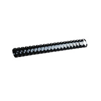 Pack 100 5 Star Office Binding Combs Plastic 21 Ring 65 Sheets A4 10mm White
