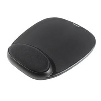Kensington Black Gel Mousepad With Integral Wrist Rest 62386