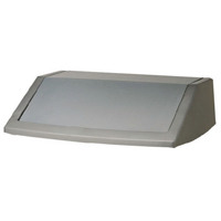 Addis 60 Litre Flip Top Bin Lid Metallic Grey 504895