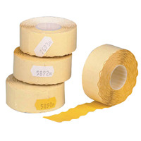Avery Price Marking Label Single-Line Yellow Roll of 1500 Peelable