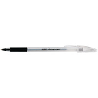 Bic Black Cristal Grip Medium Ballpoint Pen (Pack of 20) 802800
