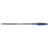 Bic Cristal Medium Ballpoint Blue Pen (Pack of 50) 837360
