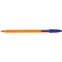 Bic Orange Fine Ballpoint Blue Ink Pen (Pack of 20) 1199110111