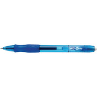 Bic Gelocity Gel Pen Retractable Medium Blue (Pack of 12) 829158