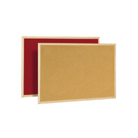 Bi-Office Cork/Felt Double-Sided Board 600x900mm FB0710010