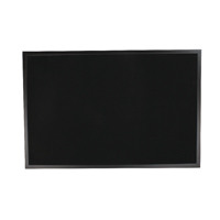 Bi-Office Black Softouch Surface Notice Board FB0736169